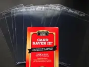 10 New Cardboard Gold Card Saver 3 Semi Rigid For PSA BGS Grading Submissions
