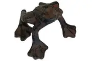 Mr Gecko Cast Iron Frog Antique Rust Large Decor Figurine Statue