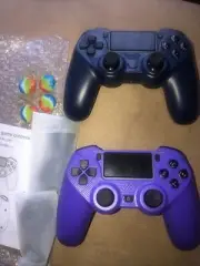 P4 Wireless Controller Compatible with Playstation 4 PS4 QTY 2 Model 8957 New