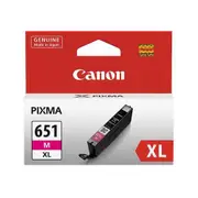 Canon Cli651xl Mag Ink Cart 680 A4 Pages (iso/iec 24711) Magenta