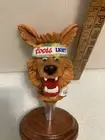 1992 COORS LIGHT BEER WOLF WITH HEADBAND AND BANDANA draft beer tap handle USA