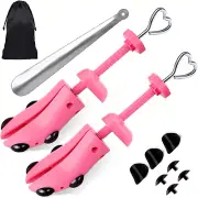 Estirador de zapatos para pies anchos, expande longitud y ancho.