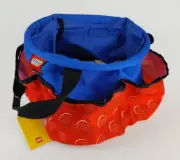 LEGO Big Storage Bucket Soft Bag with Handles Red & Blue #TT0211-300 2018 New