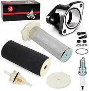 Air Filter Guide End Cap Kit Spark Plug Intake Manifold For Yamaha Warrior 350 YFM350X 1987-2004