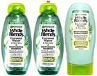 Garnier Whole Blends Coconut Water &Aloe Vera Shampoo & Conditioner 12.5oz-3Pack