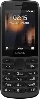 [Nokia] 215 | GSM | Unlocked Mobile Phone | 4G | International Version | Black