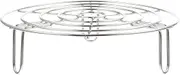 Amosfun Stainless Steel Round Rack Wok Cooling Rack Metal Trivet Rack Pressure Cooker Steam Rack for Air Fryer Instapot Cake Pans 19cm