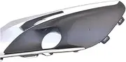 CLZCNQLX Front Bumper Fog Lamp Cover Cap Foglamp Housing Trim Frame Shell Fog Lamp Garnish Hood Compatible for Peugeot 308S 15-16(Left Side)