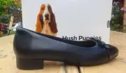 Hush Puppies /Women/ Black Leather/ Delle SMU/ Shoes 8.0/ new