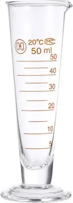 POPETPOP 1 Pc Glass Measuring Cup Science Beaker Mug Conical Glassware Beaker...