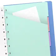 Filofax Classic A5 Notebook Paper Leather-Look Writing Stationery Vista Blue