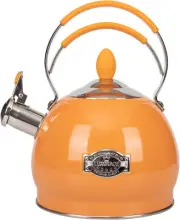 Whistling Tea Kettle Stainless Steel Teapot, Teakettle for Stovetop Induction St
