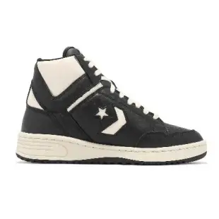 Converse 休閒鞋 Weapon HI 男鞋 黑 米白 高筒 皮革 CX 緩衝 復古 SGA 百搭款 A04400C