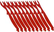 PAMINGONO 10pcs Crab Leg Tools Plastic Crab Forks Seafood Eating Forks for Easy Use