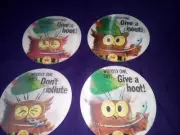 10 Wonderful 1970's Woodsey Owl Give A Hoot / Don't Polute Lenticular Art