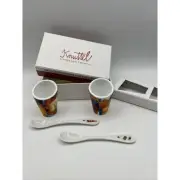 Knuttel Tipperary Crystal The Kuttel Collection Menu Blue Lagoon Egg Cup & Spoon