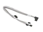Supermicro CBL-SAST-0654 Right Angle MiniSAS to 4 SATA with Sideband Cable NEW