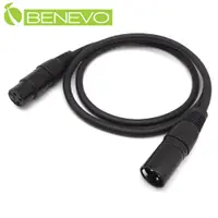 在飛比找PChome24h購物優惠-BENEVO 1M XLR(Cannon接頭)公對母音訊連接