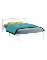 [Artiss] Lexi Wooden Double Size Bed Frame in White