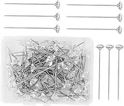 BATHVEVE Diamond Shaped Sewing Pins DIY Pins for Crafting Bouquet Arrangement and Flower Decoration Durable and Resistant for Tailoring