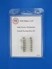 1973 Bally Time Zone Pinball Machine EM Fuse Kit - 10 Fuses