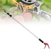 Tree Pruner,Tree loppers Long Reach Telescopic, Fruit Picker with Rotating Blade Head, Pole Saw Loppers with Lightweight Aluminum Extendable Handle for Tree Branch Cutter 3m