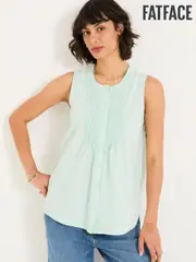 FatFace Lauren Mint Green Longline Top (AK9332) | $111
