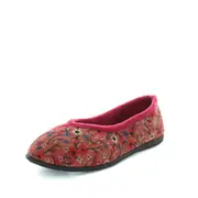Panda Enila Women's Slippers - Red Floral