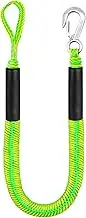 Boat Dock Lines Rope - Cord, Marine Grade Tie Lines | Adjustable Shock Absorbing Dock Rope with Strong Hook Feature, Durable Jets Ski Dock Lines for Secure Mooring at Docks Or Harbors