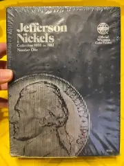 Whitman Coin Folders 9009 Jefferson Nickles Vol 1 1938-1961 Pack of 6 Empty