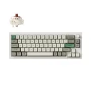 Keychron Q2 Max Hot Swappable 65% RGB Mechanical Keyboard (White) (Brown Switch)