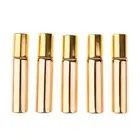 5x Empty Glass Roll on Bottle Perfume Essential Oils Roller Ball Vials Tubes