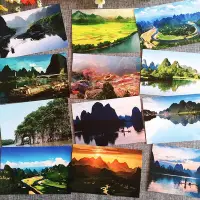 在飛比找Yahoo!奇摩拍賣優惠-桂林山水甲天下廣西風景明信片一套15枚,十分精美(無郵資)，