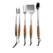 Schmidt Brothers Bbq Bonded Teak 4-Pc. Grill Set