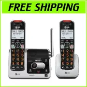 Elite DECT 6.0 Cordless Phone Set - 2 Handsets, Answering Machine & Audio Assist