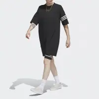 在飛比找momo購物網優惠-【adidas 愛迪達】洋裝 女款 運動洋裝 長版上衣 三葉