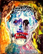 ABSTRACT Painting FIGURE Expressionist ART Modernist STINGY FOLTZ