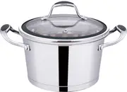 18/10 Stainless Steel Casserole with Lid, Induction, 18/10 Stockpot