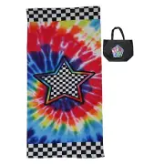 Top Trenz Star Power Beach or Bath Towel & Reusable Tote Bundle Set - NWT