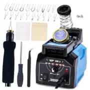 939-II Pyrography Station Wood Burning Kit 32-IN-1 with 20 Wood Burner Tips