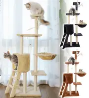 Cat Tree Scratching Post Scratcher Tower Condo House Furniture Bed Stand