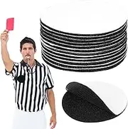 12 Pairs Referee Patch Hook and Loop Dots Reusable Round Adhesive Loop Tape Self Sticky Circle Double Sided Fasteners for DIY Wall Decor Tool Hanging Home Office
