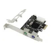 PCIe to 2x PS2 Riser Card Keyboard Scanning Gun KVM Expansion Card Driver Free