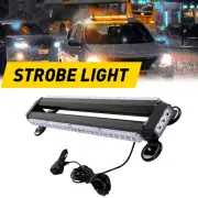 26.5" Amber LED Strobe Light Bar Rooftop Double Side Emergency Flashing Light