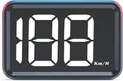 Daseeme Heads-Up Display Digital Speedometer KMH Speedometer for Car Trucks Plug and Play Large Screen High-Definition Display