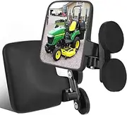 Magnetic Tractor Mirrors, Rearview Mirrors Compatible With Mahindra, Kubota, John Deere, And Lawn Mover Side Mirrors With Strong Magnets, Tractor Accessories Come Pre-Assembled.