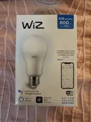 WiZ A19 Led/Del 800 Im EQ. 60w Smart Light
