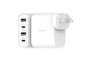Cygnett PowerPlus 45W 4 Port PD Wall Charger