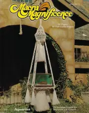 Rare Vintage 1976 Macra Magnificence Macrame Book w/ Hanging Table Patterns MM1