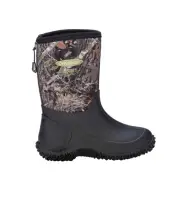 DRYSHOD Kids Tuffy All-Season Rubber Sport Boots Waterproof Black or Camo TUF-KD
